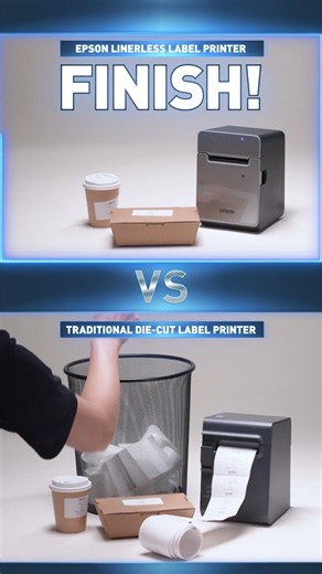 Cetak labelmu menyisakan kertas buangan? Pakai printer label termal Epson TM-L100!