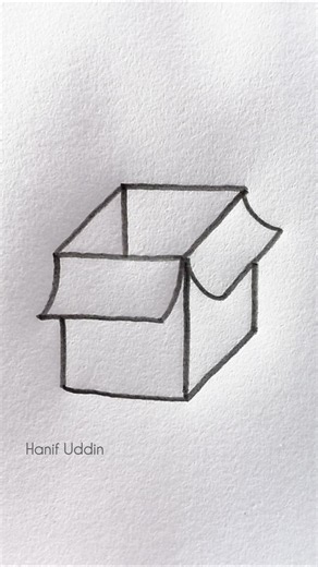 how to draw box 🎁💝 #art #drawing