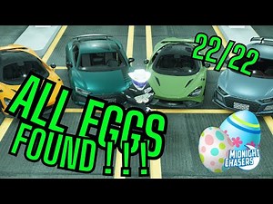 2025 EASTER ALL EASTER EGG LOCATION (Midnight Chasers) Car Reviewed!!