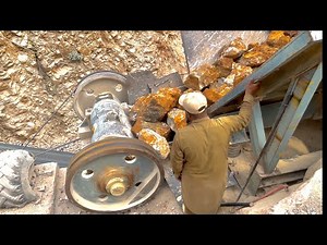 Wow Full Video: Incredible Work By Quarry Rock Jaw Crusher : Big Rock Crushing Machine