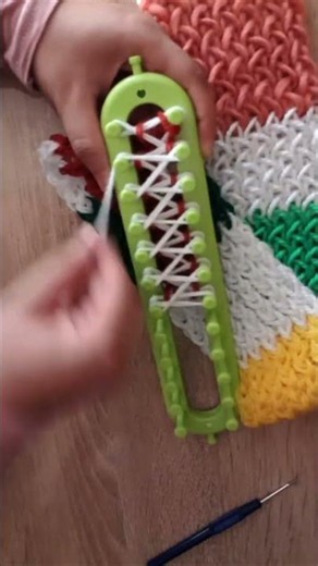 Knitting loom for beginners step by step #knitting_loom #crochet #hat #knitting #scarf