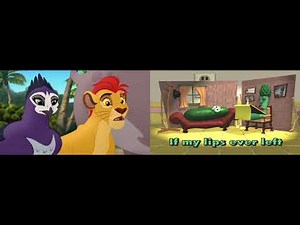 The Lion Guard & VeggieTales - I Love My Lips Comparisons (Music Video) AMV