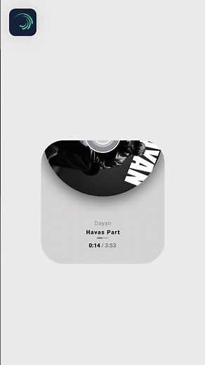 Minimal Music Player Animation | Alight Motion 🎬