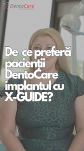 De acum, nu trebuie să-ți mai fie frică să-ți pui implanturi dentare! Cu X-Guide, implanturile dentare vor fi realizate fără tăietură, fără durere, ducând la cel mai înalt nivel actul medical în implantologia modernă, aducând confort și siguranță pentru tine. #dentocare #bucuresti #implantdentar #farataietura #faradurere #xguide #ai #zambetsanatos #zambetperfect | DentoCare | Facebook