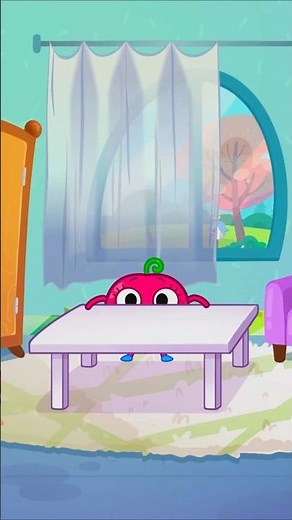 Where are you hiding? Hide-and-seek cartoon