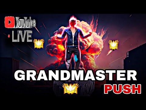 Free fire Live br rank 🚀 grandmaster rush Ff UID check & cs push grandmaster