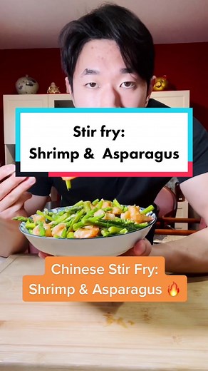 Delicious Chinese Stir Fry: Shrimp & Asparagus Recipe