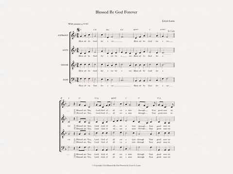 Blessed Be God Forever (New Offertory Song for the Mass) Presentation of Gifts