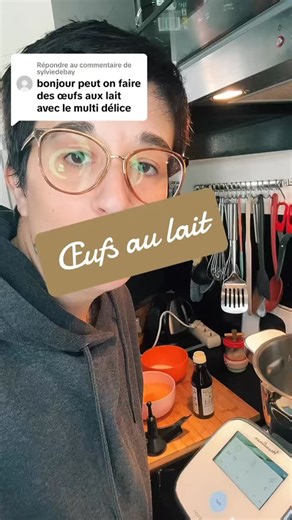 🍮 Œufs au lait à la Multi Délices 🍮 Une recette toute simple, régressive comme on aime 💛 Pour la réaliser, il te faut : 🥚 3 œufs 🥛 500 ml de lait 🍯 75 g de sucre 🌿 2 càs de vanille (facultatif, mais tellement bon 😋) Quelques minutes de cuisson dans la Multi Délices, et tu obtiens des œufs au lait bien fondants, au bon goût d’enfance. Simple, rapide, et tellement gourmand ✨ #Multidelice #seb #faitmaison #dorianeetsesrobots #recette #multideliceexpress #dessert | Doriane et ses robots