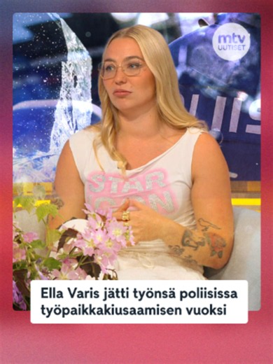 Sosiaalisesta mediasta tunnettu poliisi Ella Varis kertoi tällä viikolla irtisanoutuneensa työstään poliisina työpaikkakiusaamisen takia. – Haluan antaa kasvot tälle ilmiölle, koska tiedän, että tämä on niin yleistä – ei pelkästään poliisissa, vaan ihan sairaan monessa työpaikassa, työyhteisössä ja koulussa, Varis kertoi Huomenta Suomessa torstaina. Varis uskoo, että hänestä tuli kiusattu, koska hänen työnsä oli yhteisön sisällä poikkeavaa. 👉 Katso Variksen haastattelu Huomenta Suomessa bion li