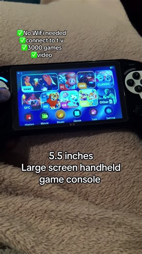 Handheld game console with 3000 games pre installed no WiFi needed #gameconsole #handheldgameconsoles
