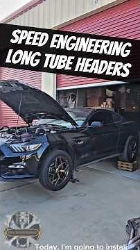 Supercharged Mustang 5.0 Gets Speed Engineering Long Tube Headers | 15–26 Mustang GT