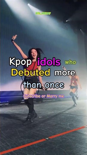 kpop idols who debuted more than once 🤯 #katseye #kpop #shorts