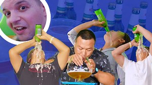 3K reactions | China's King and Queen of Beer Drinking Contest will leave you speechless! #beerfestival | Stu in China | Facebook