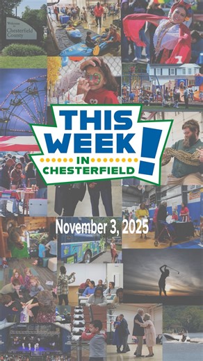 🎥 This Week in Chesterfield: Your go-to guide for what’s happening around the county this week! From networking and community cleanups to live music and local festivals, there’s plenty to do and explore in Chesterfield! 📍Thursday, Nov. 6 – Career Conversations: Speed Networking | Stonebridge Recreation Center | 6–7:30 p.m. 📍Saturday, Nov. 8 – Shred, E-Cycling & HHW Event | Chesterfield Fairgrounds | 9 a.m. - Noon 📍Saturday, Nov. 8 – Hops in the Park | Henricus Historical Park | 12–6 p.m. 📍S
