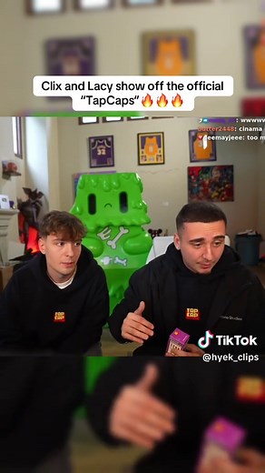 Lacy and Clix show off their “TapCap” Keycap fidget toy🔥🔥🔥🔥 @Lacy @Clix #lacy #clix #tapcap #lacyclips #tapcap