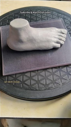 Human Foot Sculpture in Clay | Clay Art | Clay Modeling Anatomy Study #clay #clayart #shorts