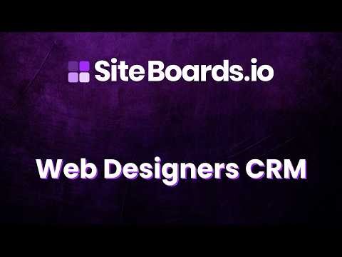 A CRM Built for Web Designers, Not Salespeople