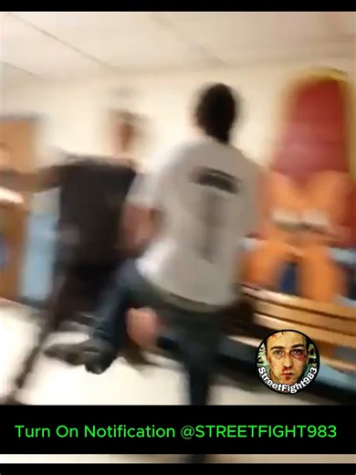 🚨BULLY DOWN🥊A student finally confronts his bully in the school hallway after being picked on in class. Instead of a cheap shot, he faces him head-on and knocks him down in front of everyone, making it clear he’s not someone to mess with anymore.