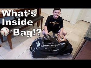 What's in Mason's New Baseball Bag?