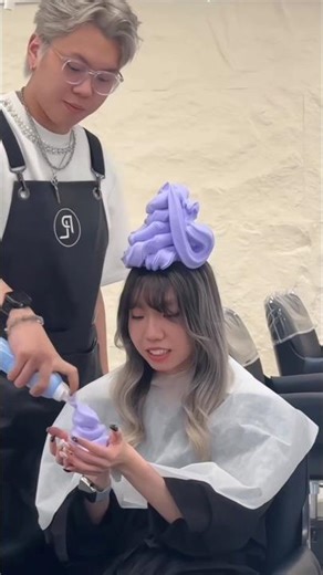 #shorts power of hair colour 💀🔥🔥#hair colour#tik