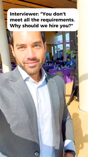 Ross | Interviewer: “You don’t meet all the requirements. Why should we hire you?” This question isn’t a rejection – it’s a test of confidence,... | Instagram