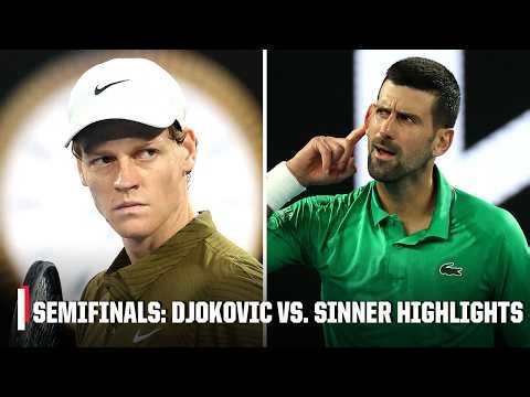 Semifinals: Novak Djokovic vs. Jannik Sinner | Full Match Highlights | 2026 Australian Open