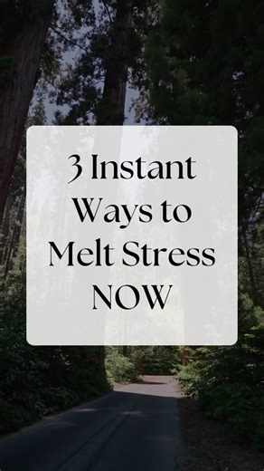 Stress can be a habit, but so can peace. Use these simple, physical actions to interrupt your pattern and find immediate calm.  Which of these 3 instant ways to melt stress will you commit to right now? ✨ #MarciShimoff #MeltStress #InstantCalm #TipsForHappiness | Marci Shimoff | Facebook