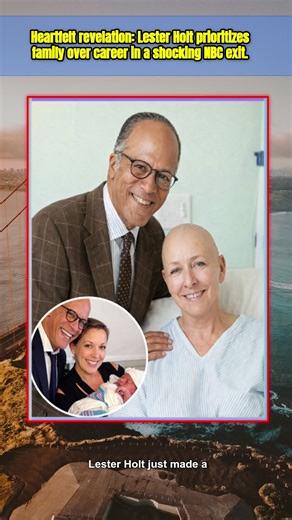 💔 “I stepped away from the show to stand by my wife — and fight that illness with her.” For the first time, Lester Holt has opened up about the deeply personal reason behind his sudden exit from Nightly News — and it wasn’t about ratings, contracts, or career moves. It was about love. About family. And about choosing to walk into a quiet, frightening battle far from the cameras. So what really happened behind the scenes? Why did one of America’s most trusted newsmen step away at the height of h