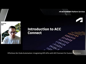 Effortless No Code Automation: Integrating APS APIs with ACC Connect for Custom Solutions