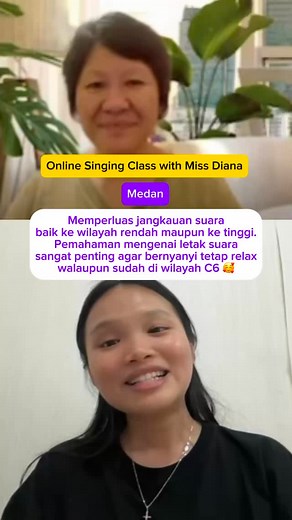 2025.11.05 #online #singing class with #vocalcoach ms. Diana 🥰 #singer #church | Diana Tobing