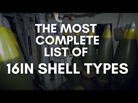 How Many Different Types of 16in Shells for the Battleship Are There? A LOT