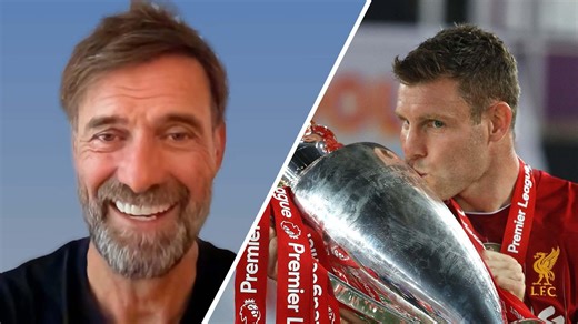 Klopp 'so proud' to be part of Milner's Premier League journey