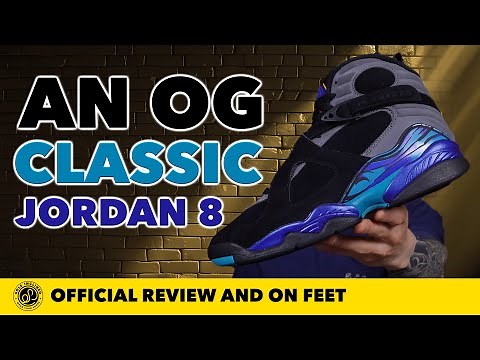One of the Best Colorways! Air Jordan 8 'Aqua' In Depth Review and On Feet.