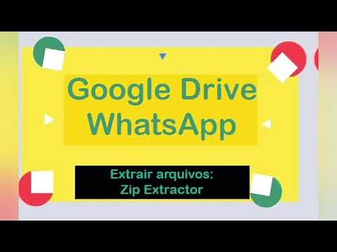 Como extrair arquivos do Google Drive com Zip Extractor.