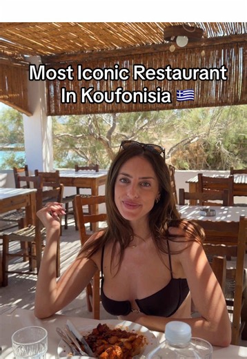 The one restaurant we keep returning to 😍🇬🇷 #koufonisia #koufonissi #bestgreekislands #greeksummer