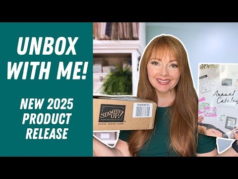 New Craft Supplies! Stampin' Up! 2025 Catalog Unboxing