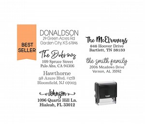 Personalized Return Address Stamp | Self Inking Return Address Stamp | Personalized Address Stamp | Custom Stamp | Couple Gift | Housewarm - Etsy
