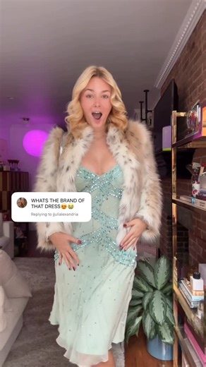 claire on Instagram: "brand of the thrifted dress reveal and styling it for my birthday 隆‍♀️ dress: adrianna papell (thrifted) jacket: @nuuly coach bag: @the.niche.shop"