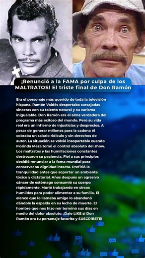 Ramón Valdés: Los MALTRATOS que lo obligaron a RENUNCIAR 😱 #DonRamón #ElChavo #Escándalo