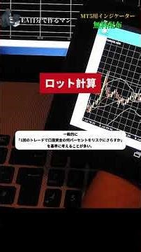 チャート上で適正ロットを計算してくれるインジケーター作ってみた！short