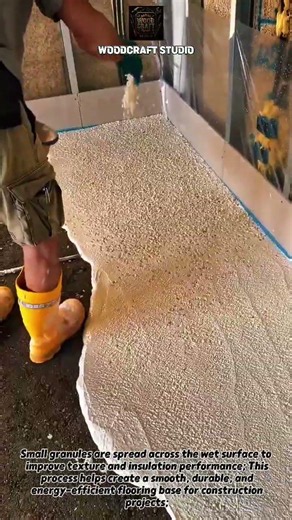 How Foam Concrete Floors Are Made Fast! #construction #flooring #innovation