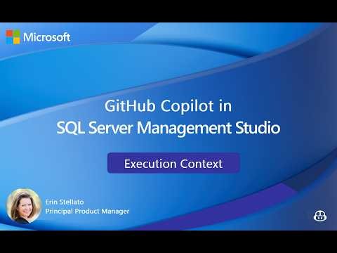 GitHub Copilot in SSMS: Execution Context