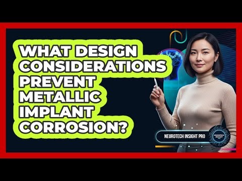 What Design Considerations Prevent Metallic Implant Corrosion?