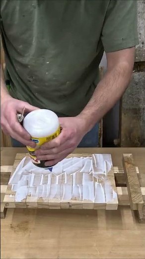 Glue d4 #diy #woodscraft #woodworking #wooddesigner #satisfying #wood