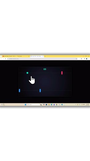 I built a Cyberpunk Game using only HTML, CSS, and JS 🚀 #codingfun