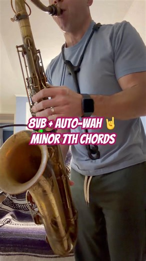 Sax FX - 8vb+Auto-Wah #gv #saxophone #fx #saxfx #shed #play #music