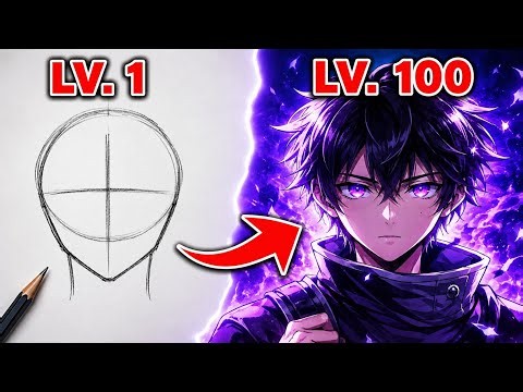 How to Draw Anime Face Like a PRO !