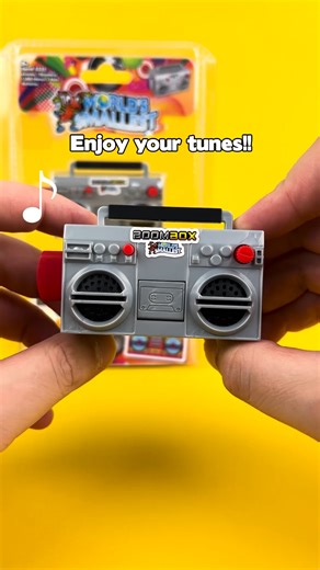 Check out this BLAST FROM THE PAST🔥🕺 The World’s Smallest Boombox actually works - load your tunes and bring the party wherever you go!🎶😄✨ | Super Impulse