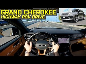 SAFETY & DRIVING ASSIST TEST! - 2022 Jeep Grand Cherokee - Highway POV Test Drive